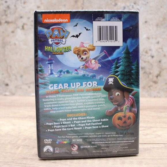 PAW PATROL: HALLOWEEN HEROES DVD Family Kids - New/Factory Sealed - Picture 2 of 3